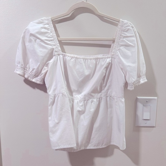 Abercrombie smocked babydoll top - Picture 1 of 3